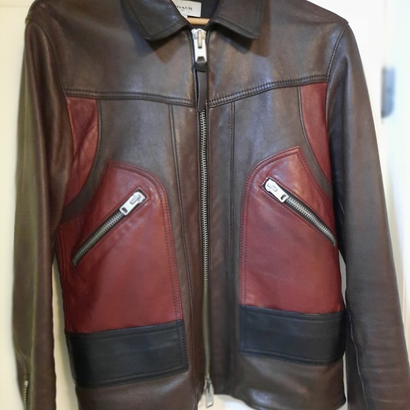 Coach Tri-Color Bomber Jacket - Picture 2 of 3